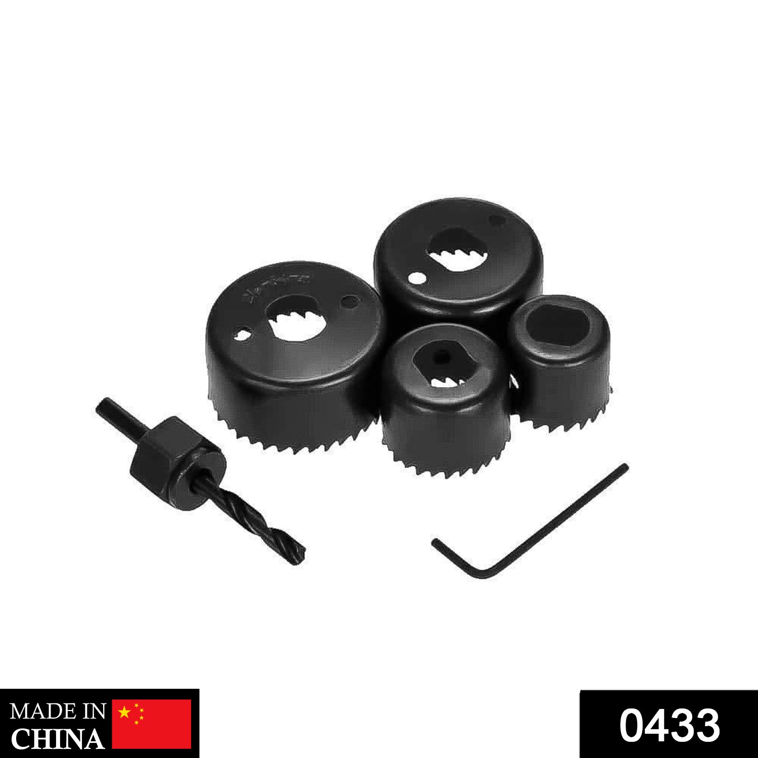 6 pcs hole saw set with metal case 6 pcs hole saw set with metal case
